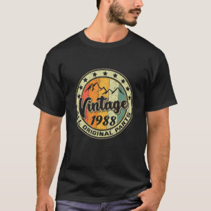 Vintage 1988 Retro 33 Year Old 33rd Birthday T-Shirt