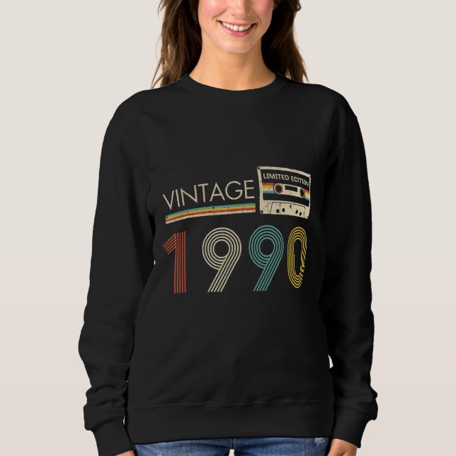 Vintage 1990  Cassette Sweatshirt (Front)