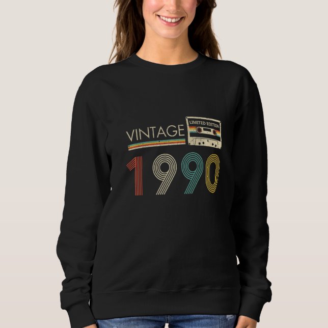 Vintage 1990  Cassette Sweatshirt (Front)
