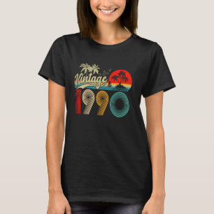 Vintage 1990 Funny 34th Birthday Gifts 34 Years Ol T-Shirt