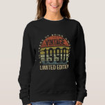Vintage 1990 Limited Edition 35 Year Old Gifts 35t Sweatshirt<br><div class="desc">Vintage 1990 Limited Edition 35 Year Old Gifts 35th Birthday</div>