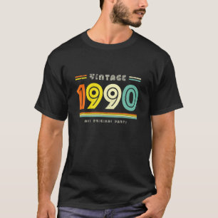 Vintage 1990 Made In 1990 30Th Birthday 30 Years O T-Shirt