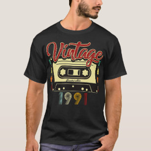 Vintage 1991 Greatest Hits Cassette Tape T-Shirt