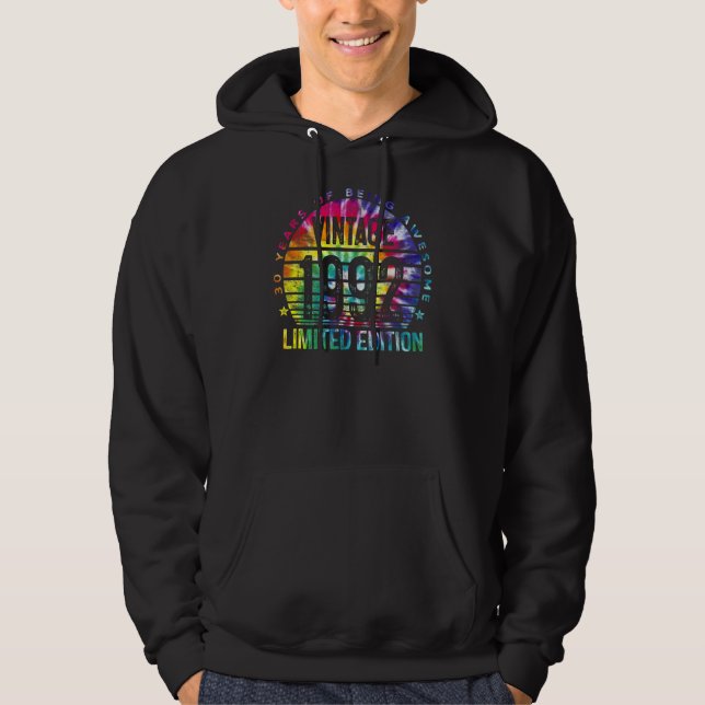 Vintage 1992  30 Years Of Being Awesome B Day Hoodie (Front)