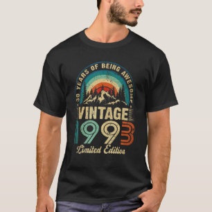 Vintage 1993  30th Birthday 30 Years Old T-Shirt