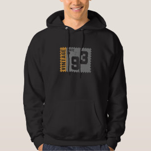 Vintage 1993 Birthday Postage Stamp Made In 1993 Hoodie