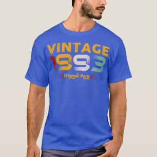 Vintage 1993 Original Parts Family Birthday Gift T-Shirt