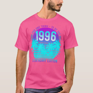 Vintage 1996 Birthday 25th Aesthetic Sunset Palm T-Shirt