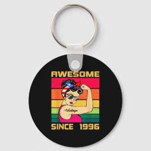 Vintage 1996 Birthday Gifts For Women 30 Year Old  Key Ring