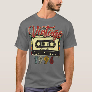 Vintage 1996 Greatest Hits Cassette Tape T-Shirt