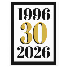 Vintage 1996 Milestone 30th Birthday  