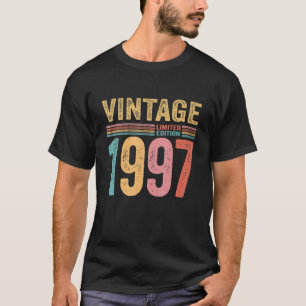 Vintage 1997 25 Year Old Birthday T-Shirt
