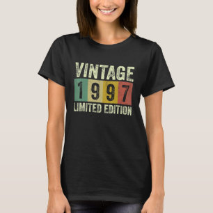 Vintage 1997  25 Years Old 25th Birthday T-Shirt