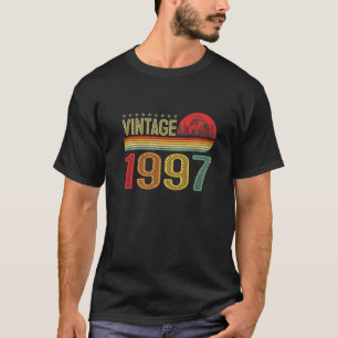 Vintage 1997 Bday 25 Years Old Funny 25Th Birthday T-Shirt