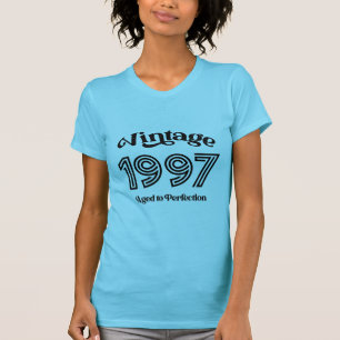 Vintage 1997 Birthday, Aged to Perfection T-Shirt
