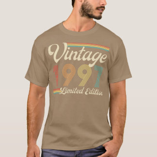 Vintage 1997 Limited Edition 26 Years Old Birthday T-Shirt