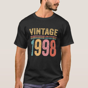 Vintage 1998 24 Year Old Birthday T-Shirt