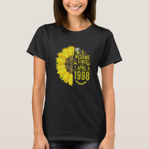 Vintage 1998 Funny 24 Years Old April 24th Sunshin T-Shirt