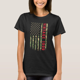 Vintage 1999 American Flag Camo 23 Years Old 23rd  T-Shirt