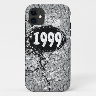 Vintage 1999 Birthday and Since (Black, White) Case-Mate iPhone Case