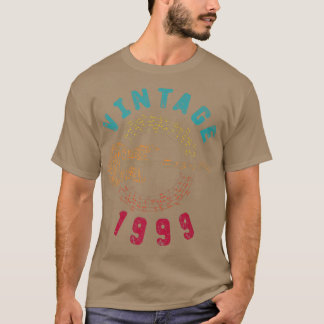 Vintage 1999 Birthday Limited Edition Guitar Music T-Shirt