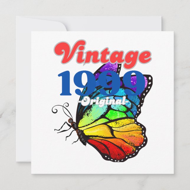 Vintage 1999: Original Invitation (Front)