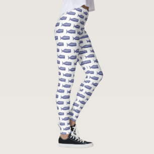 Vintage 19th Century Whale Drawing N Leggings