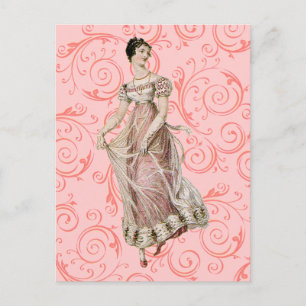 Vintage 19th Century Woman Postcard