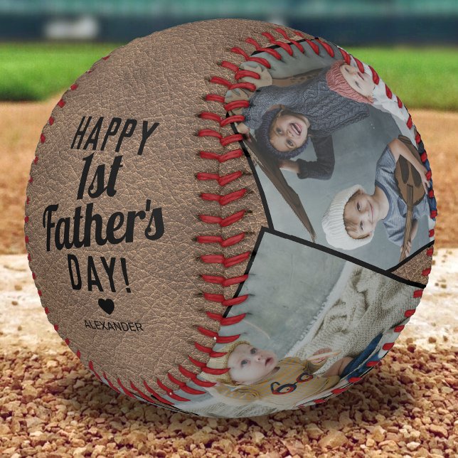 Vintage 1st Father's Day Memento Baseball (Creator Uploaded)