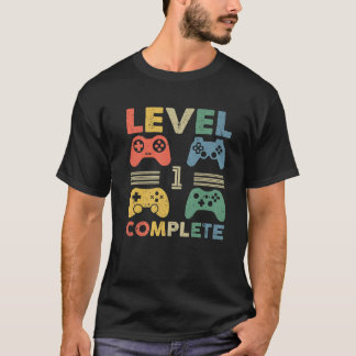 Vintage 1St Wedding Anniversary - Funny Level 1 Co T-Shirt
