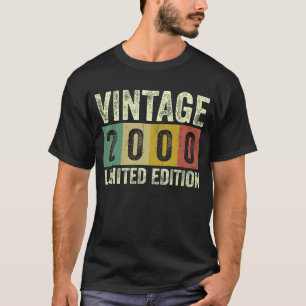 Vintage 2000  22 Years Old 22nd Birthday T-Shirt
