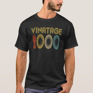Vintage 2000  22 Yrs Old Boys And Girls 22nd Birth T-Shirt