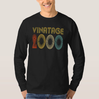 Vintage 2000  22 Yrs Old Boys And Girls 22nd Birth T-Shirt