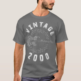 Vintage 2000 Birthday Limited Edition Guitar Music T-Shirt