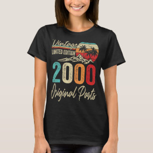 Vintage 2000 Original Parts 22nd Birthday T-Shirt
