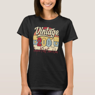 Vintage 2001 Original Parts Some Wear Retro 22th B T-Shirt