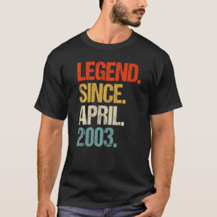 vintage 2003 20th birthday retro 20 years old  1 T-Shirt