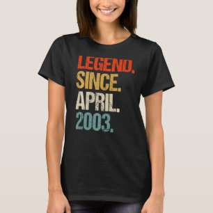 vintage 2003 20th birthday retro 20 years old 1 T-Shirt