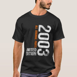 Vintage 2003 23th Birthday Gifts Men Women 23 T-Shirt