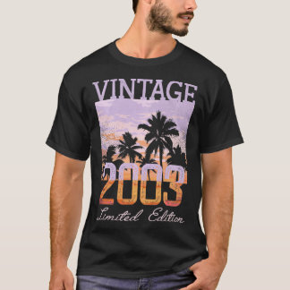 Vintage 2003 Limited Edition 19th Birthday 19 Year T-Shirt