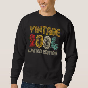 Vintage 2004 18 Years Old 18th Birthday Sweatshirt