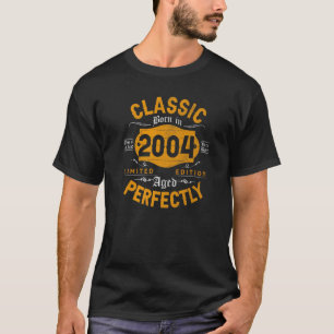 Vintage 2004 Born IN 2004 19th Birthday  19 Year O T-Shirt