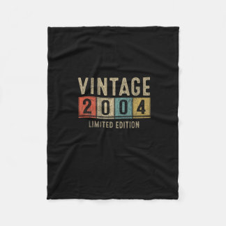 Vintage 2004 Limited Edition Made In 2004 19th Bir Fleece Blanket