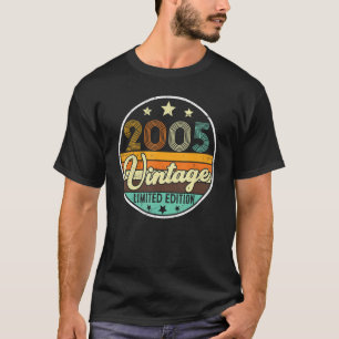 Vintage 2005  17th Birthday 17 Year Old Boys T-Shirt