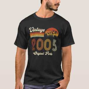 Vintage 2005 Birthday Gift For Women Retro Outdoor T-Shirt