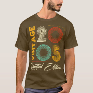 Vintage 2005 Birthday T-Shirt
