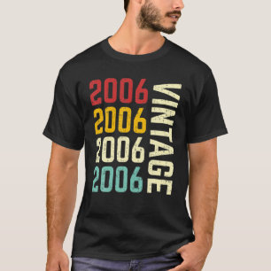 Vintage 2006 15Th Birthday 15 Year Old Retro Class T-Shirt