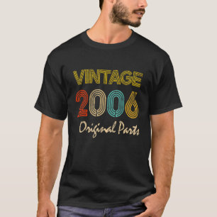 Vintage 2006 16 Years Old Men And Women 16th Birt T-Shirt