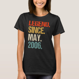 vintage 2006 17th birthday retro 17 years old T-Shirt