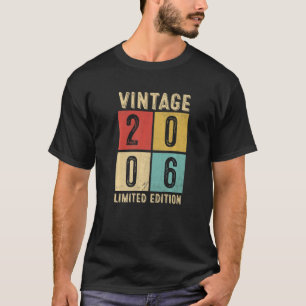 Vintage 2006 Made In 2006 17th Birthday T-Shirt